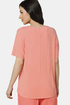 Triumph Modal Loungewear Top - Orange Light Combo — thumbnail 2